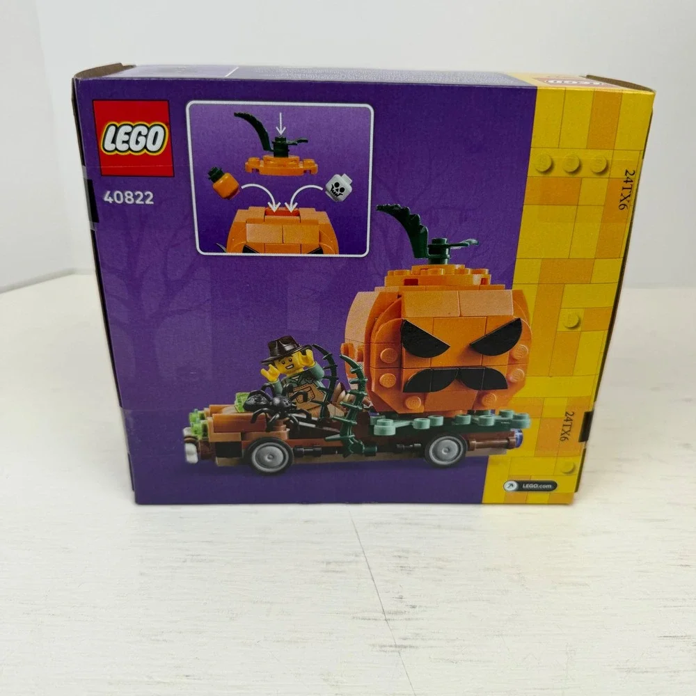 LEGO 40822 Jack-O-Lantern Pickup Truck Halloween Building Set 177 Pcs New Sealed